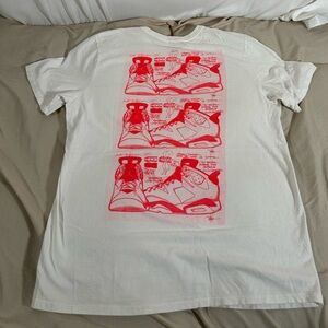 Air Jordan T-Shirt Legacy AJ6 Tinker Sketch/Design White BQ0271 100 X-Large